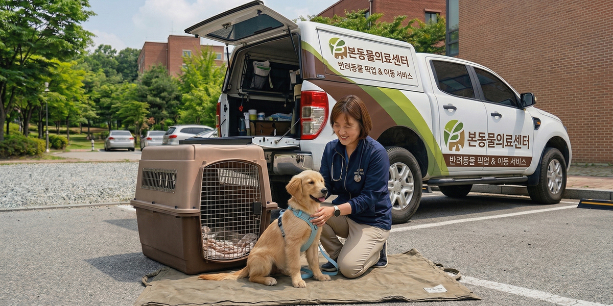 안양본동물의료센터 차량픽업 서비스